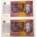 AUSTRALIA 1985 . FIVE 5 DOLLAR BANKNOTES . JOHNSTON/FRASER . CONSECUTIVE TEN
